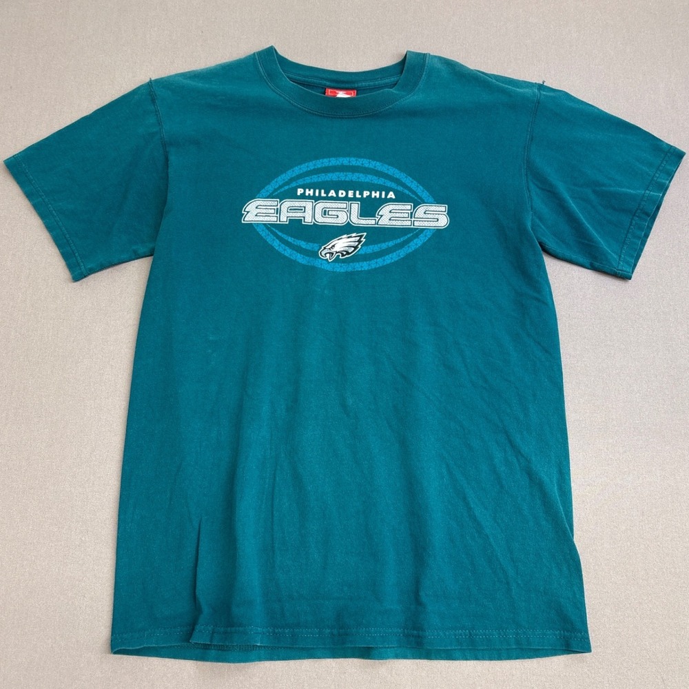 NFL Philadelphia Eagles T-Shirt Mens Medium Teal Green VF Imagewear K952 227940